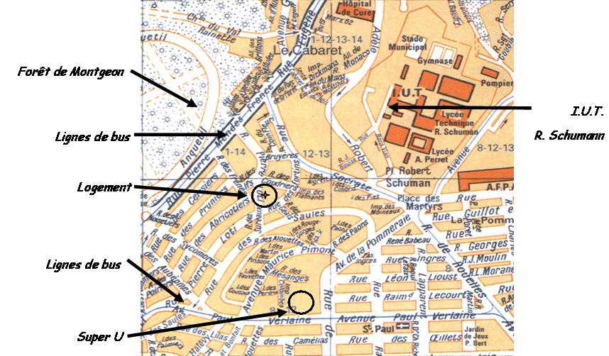 tarifs de location des logements