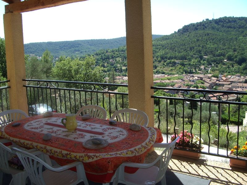 vue sur le village à partir des terrasses