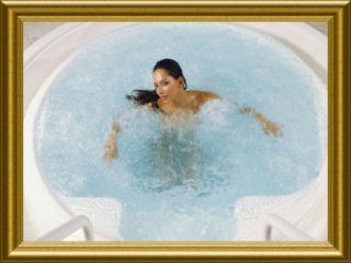 SPA . baignoire bouillonnante