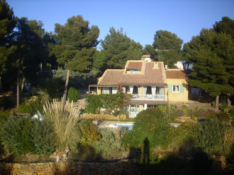 Vue du haut de la calanque